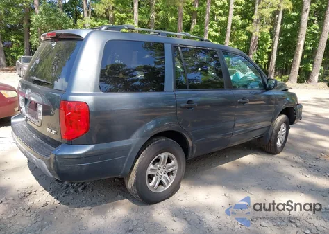 2004 Honda Pilot Ex-L из США, поврежденный, VIN 2HKYF18594H583118